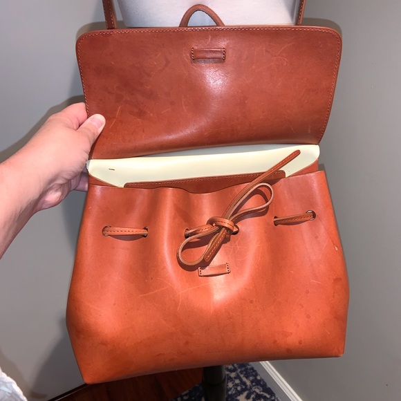 Mansur Gavriel Mini Lady Day Bag with Gold Hardware - Picture 12 of 16